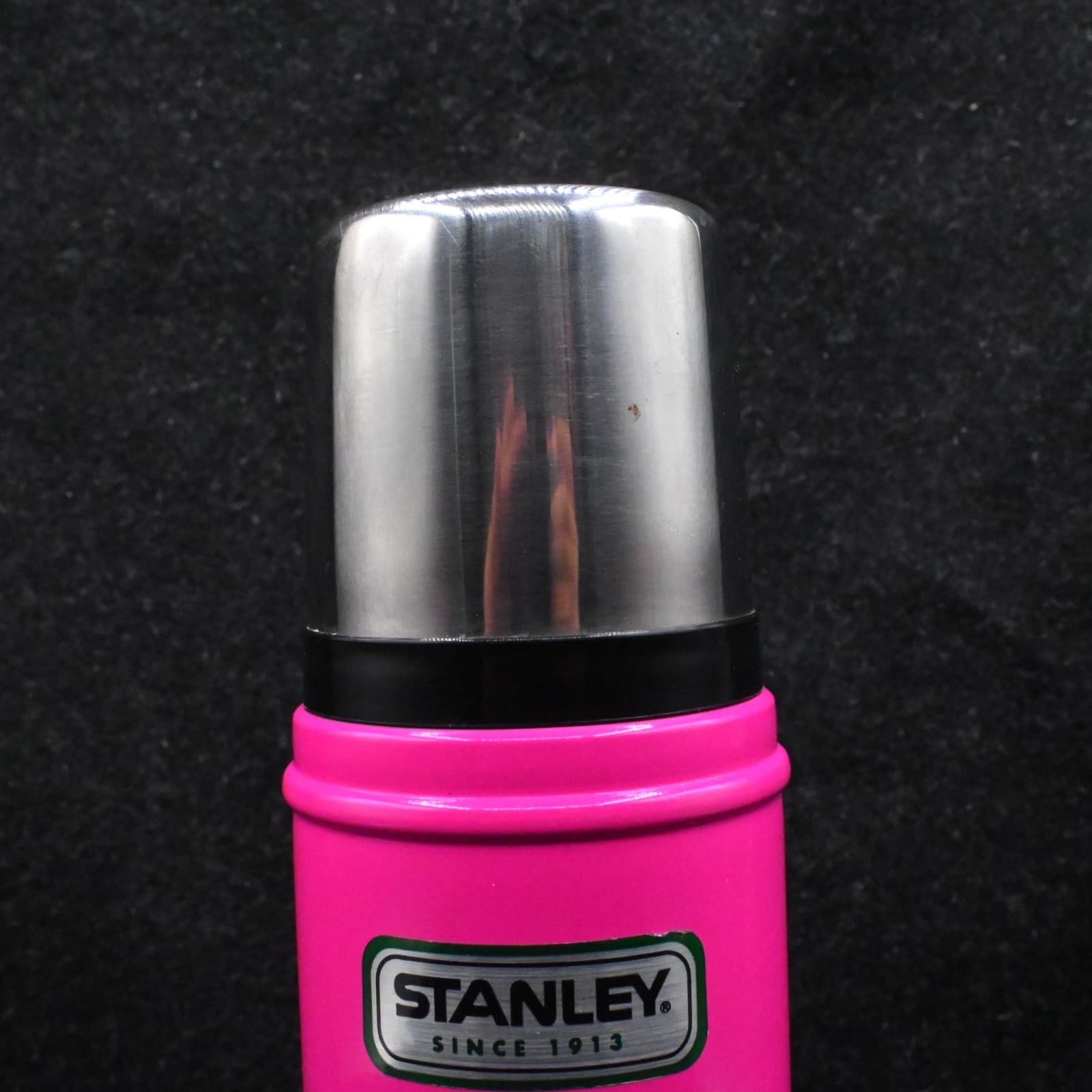 Stanley Pink 16oz Vacuum Bottle Camping Soup Thermos Cup Rare - Thumbnail 3
