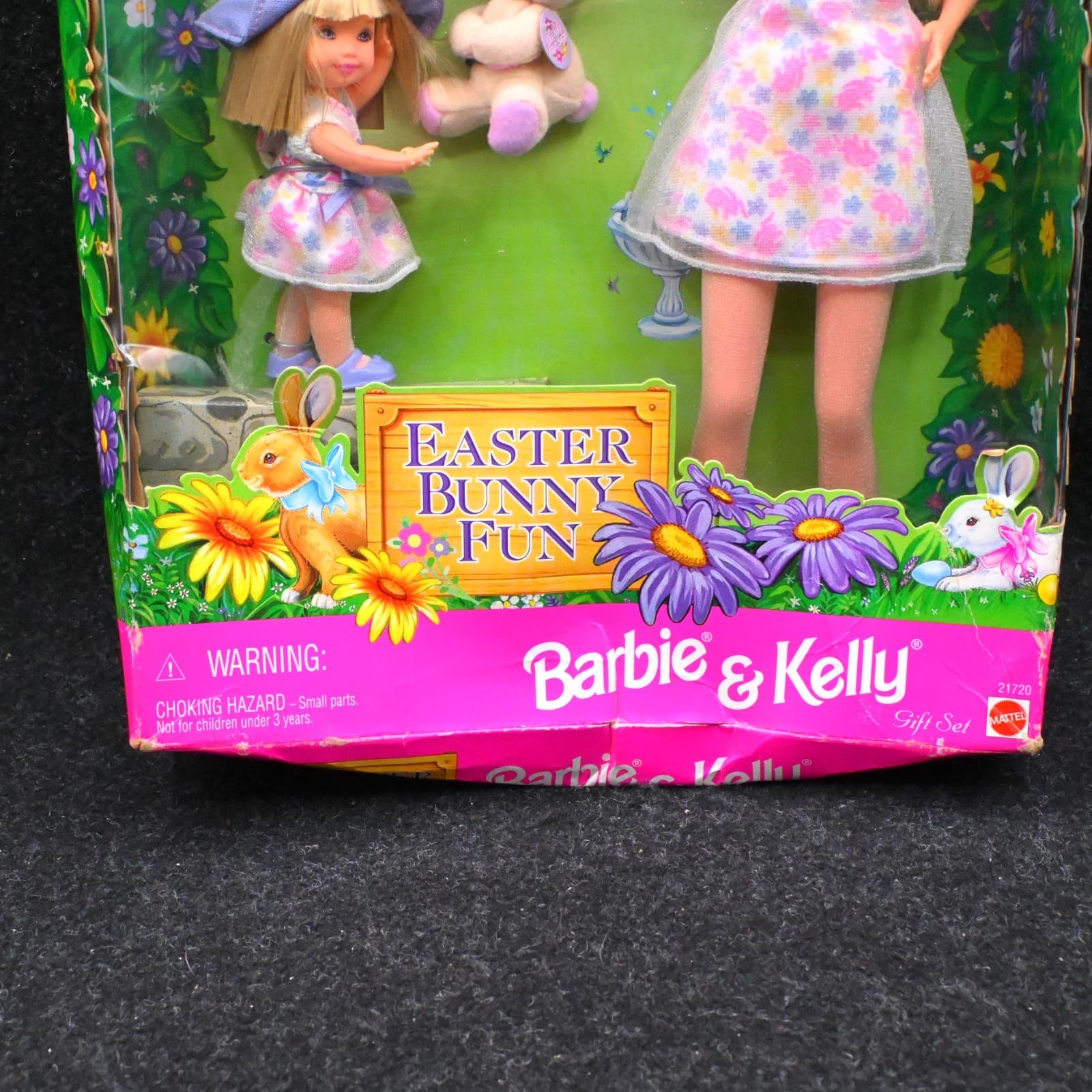 NIB 1998 Mattel Easter Bunny Fun Barbie Kelly 21720 - Thumbnail 3