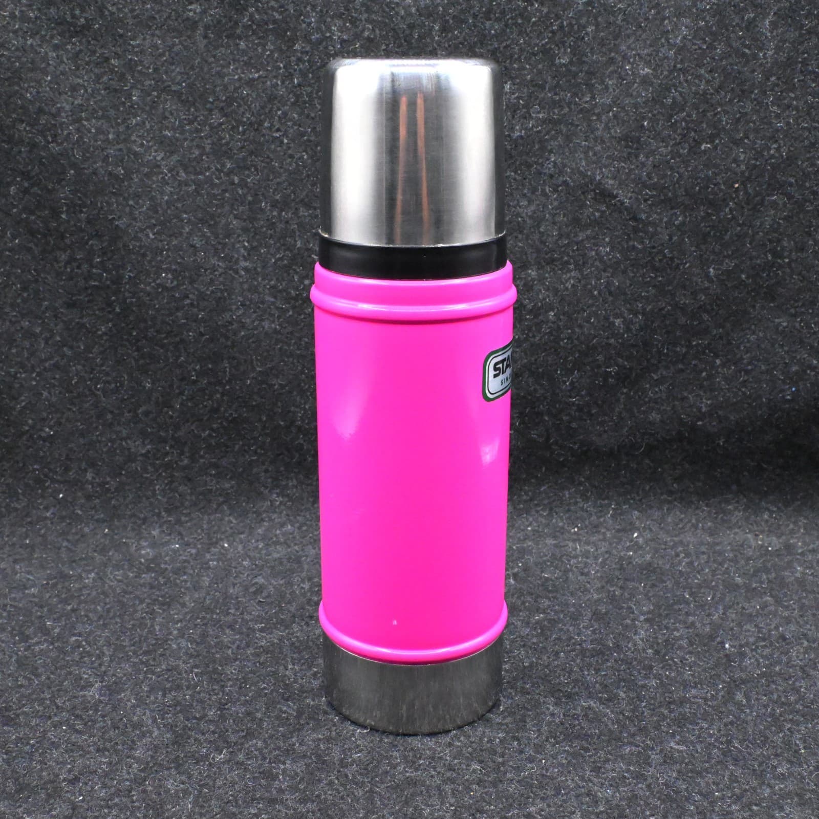 Stanley Pink 16oz Vacuum Bottle Camping Soup Thermos Cup Rare - Thumbnail 7