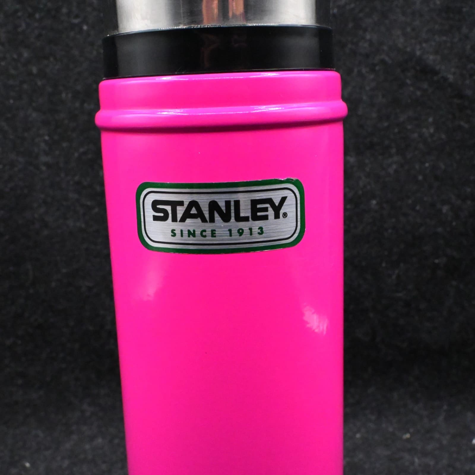 Stanley Pink 16oz Vacuum Bottle Camping Soup Thermos Cup Rare - Thumbnail 2