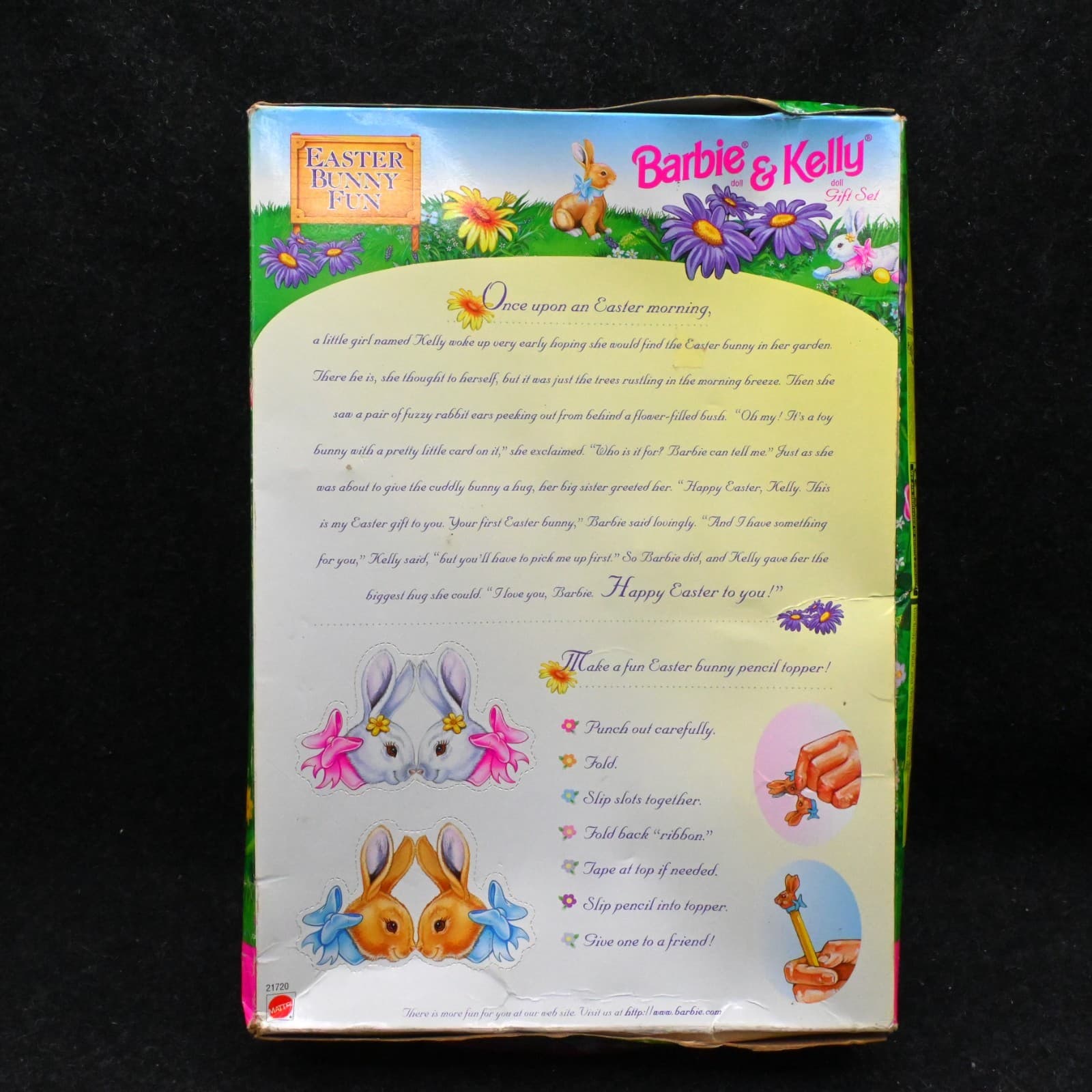 NIB 1998 Mattel Easter Bunny Fun Barbie Kelly 21720 - Thumbnail 12