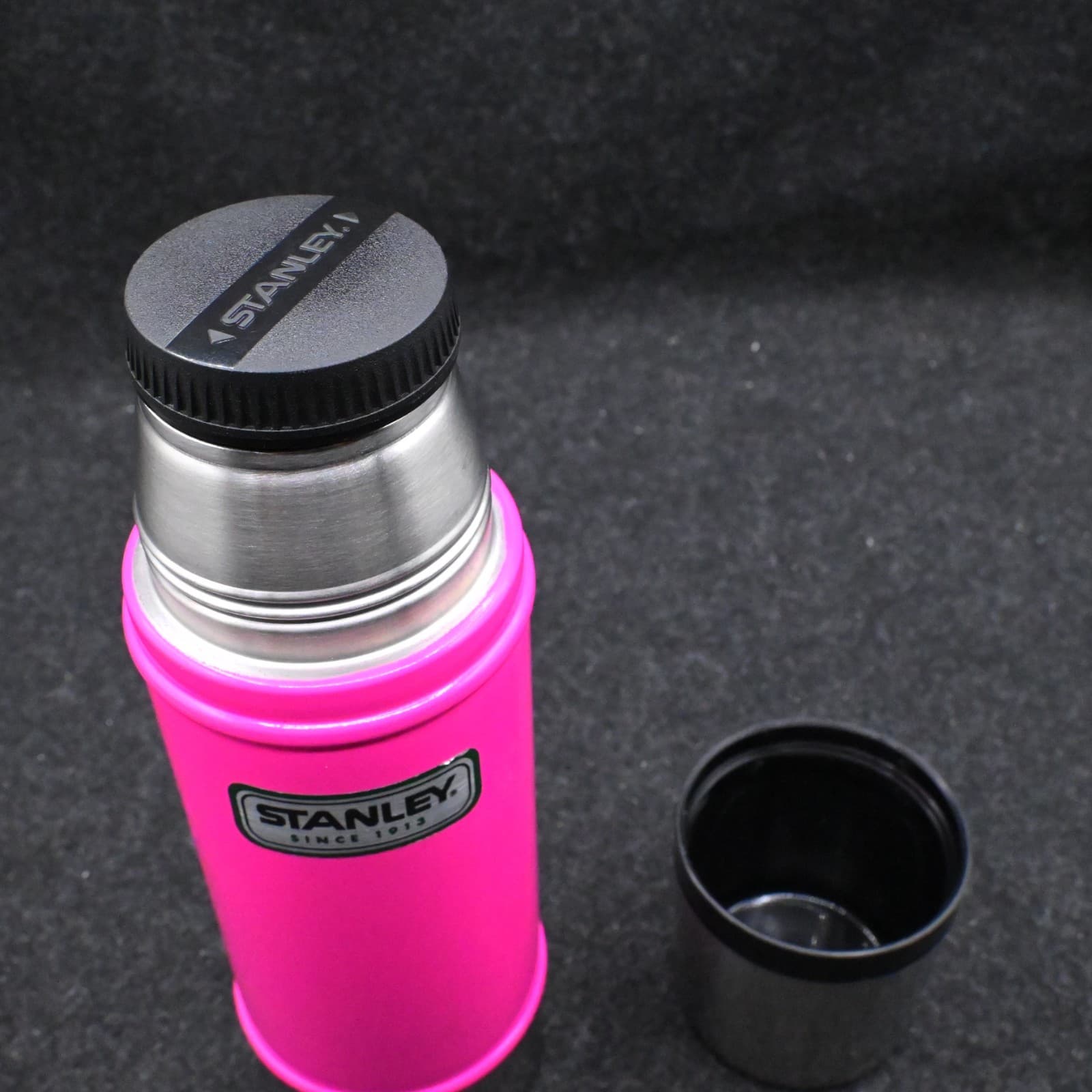 Stanley Pink 16oz Vacuum Bottle Camping Soup Thermos Cup Rare - Thumbnail 13