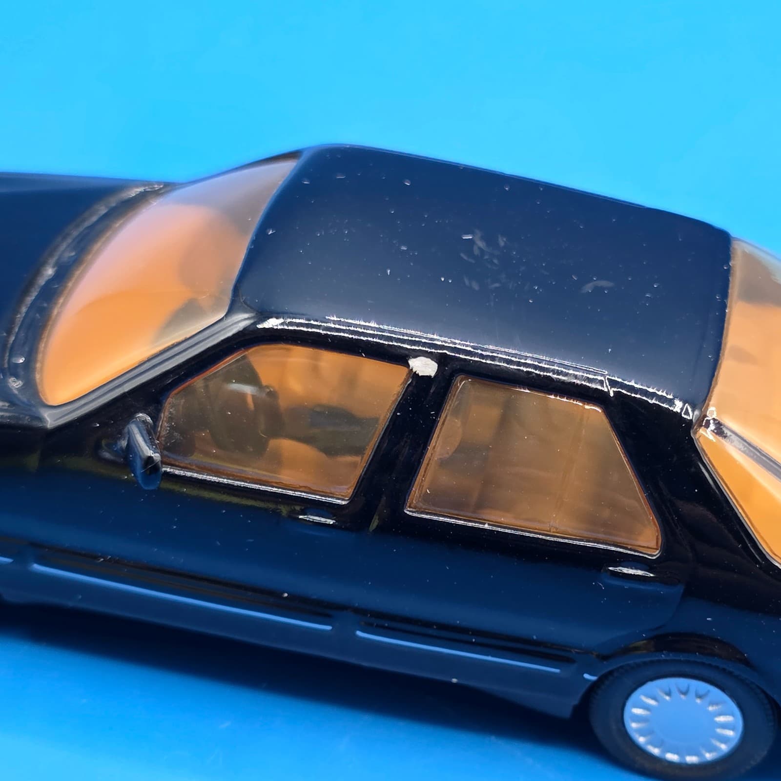 RARE Vintage Somerville Models No. 122 Saab 9000 Turbo 16 - Black (1:43 Scale) - Thumbnail 7
