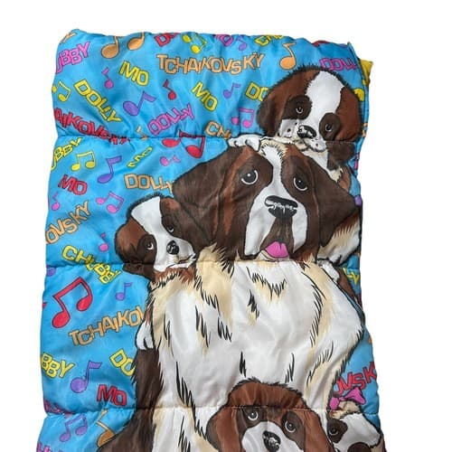 90's Beethoven's 2nd Movie Children's Sleeping Bag St. Bernard Sleeping Bag Ero - Thumbnail 9