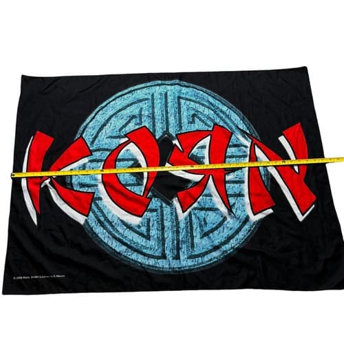 Y2K Vintage 2000 Korn Flag Cloth Textile Poster Flag Tapestry Wall Banner - Thumbnail 9