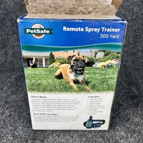 OPEN BOX PetSafe 300 Yard Remote Spray Trainer - PDT00-16395 With 2 Cartridges - Thumbnail 5