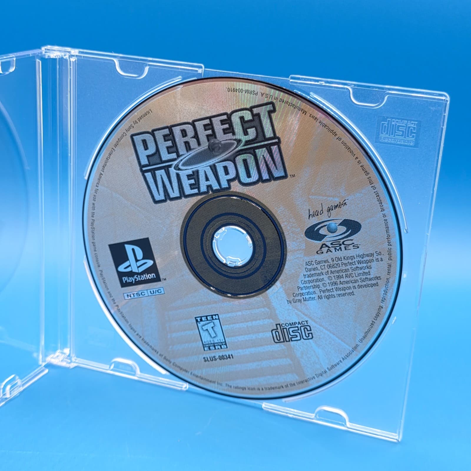 Perfect Weapon (Sony PlayStation 1, 1996) Disc Only - Thumbnail 2