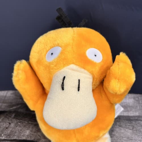 Vintage 1998 Pokemon Psyduck Plush 9.5" - Nintendo Gamefreak Play by Play - Thumbnail 2