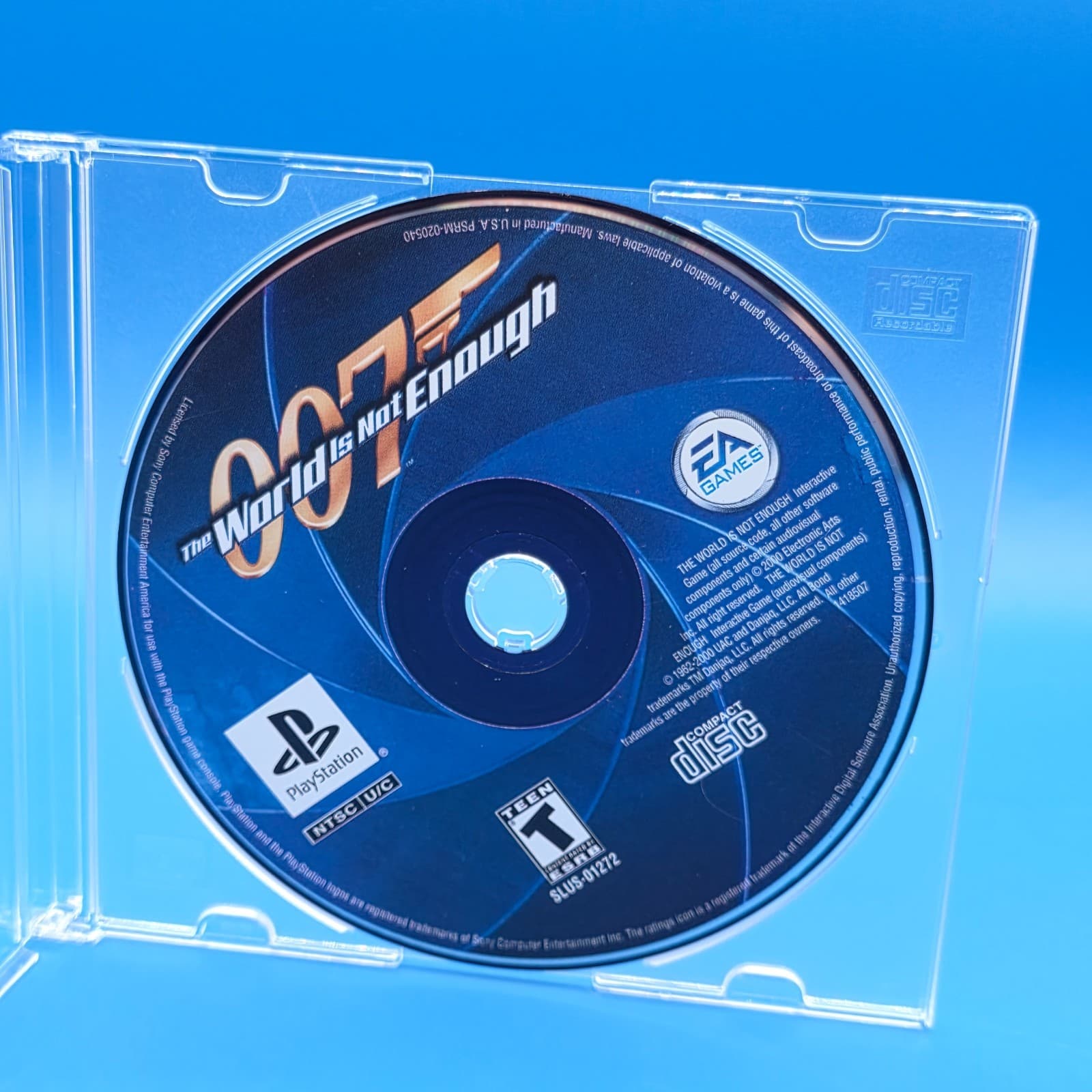 007 The World is Not Enough (Sony PlayStation 1) PS1 Disc Only - Tested - Thumbnail 2