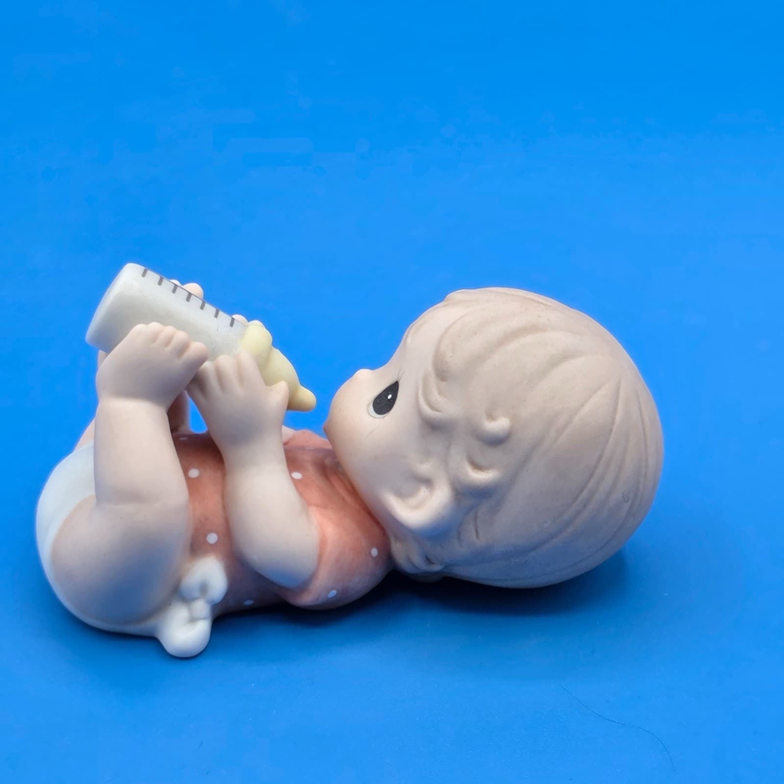 Rare Precious Moments Baby Figurine with Bottle Limited Edition Collectible Gift - Thumbnail 2