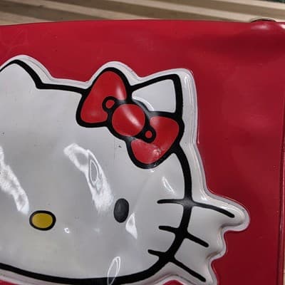Vintage 1976 Sanrio Hello Kitty Red Bag Pouch - Thumbnail 3