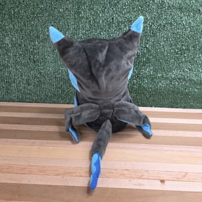 Pokemon Center Pikachu Wearing Mega Charizard X Poncho Cosplay 8" Plush Pokémon - Thumbnail 3