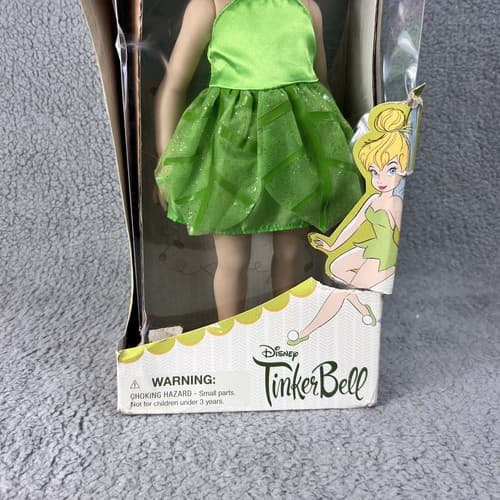 Rare Disney Store 16” Tinker bell Fairies Toddler Doll In Box Damage package - Thumbnail 3