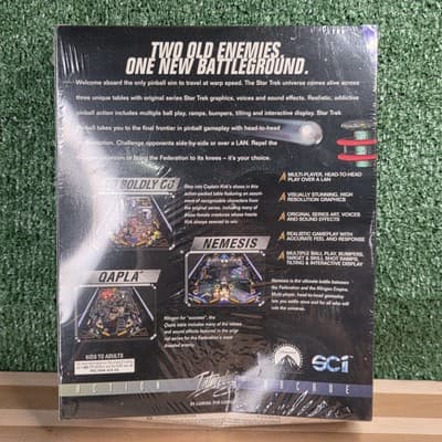 Star Trek Pinball (PC, Windows 95) New Sealed PC Big Box - Thumbnail 3