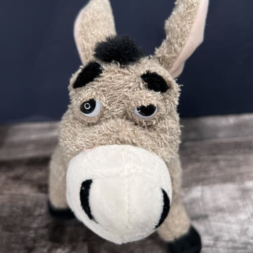 Nanco Shrek 2 Donkey Plush 9" Stuffed Animal DreamWorks 2004 - Thumbnail 2