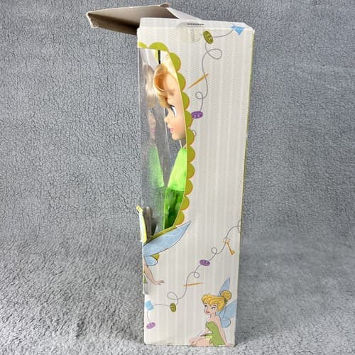 Rare Disney Store 16” Tinker bell Fairies Toddler Doll In Box Damage package - Thumbnail 8
