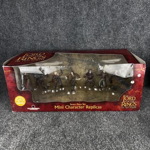 VTG 2002 Applause The Lord of the Rings The Two Towers 7 Mini Character Replicas - Thumbnail 2