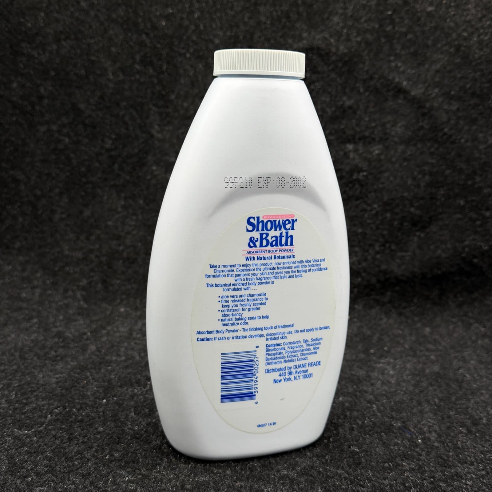 VTG Duane Reade Regular Scent Shower & Bath Absorbent Body Powder 13oz TALC - Thumbnail 5