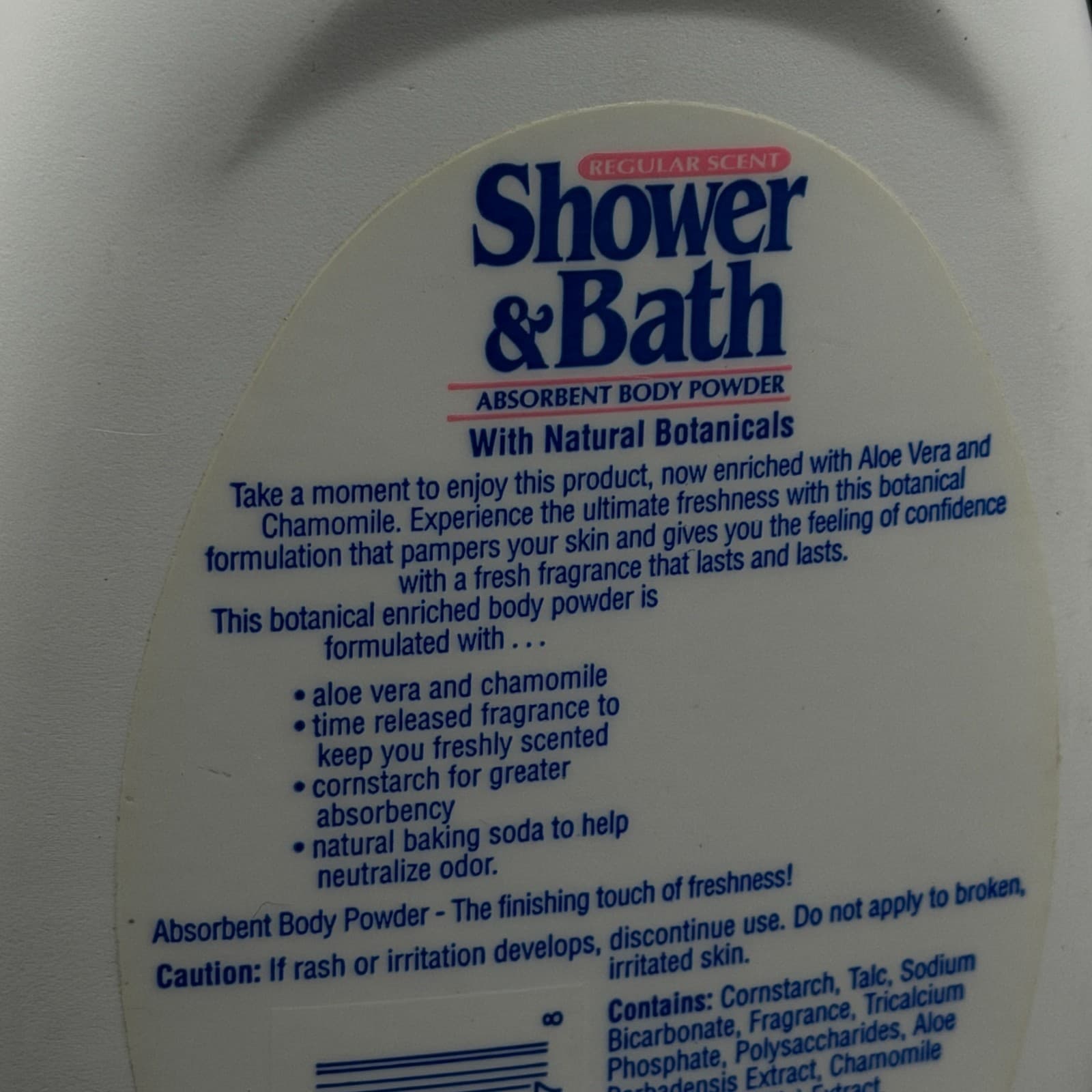 VTG Duane Reade Regular Scent Shower & Bath Absorbent Body Powder 13oz TALC - Thumbnail 7