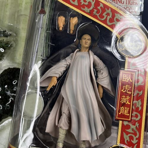 VINTAGE CROUCHING TIGER HIDDEN DRAGON LI MU BAI 7" ACTION FIGURE W/ SWORD STICK - Thumbnail 3