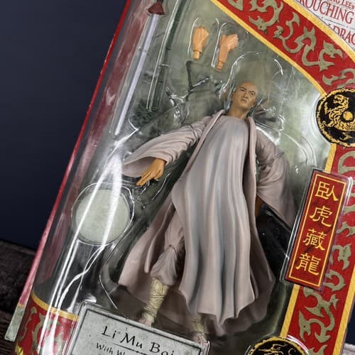 VINTAGE CROUCHING TIGER HIDDEN DRAGON LI MU BAI 7" ACTION FIGURE W/ SWORD STICK - Thumbnail 3