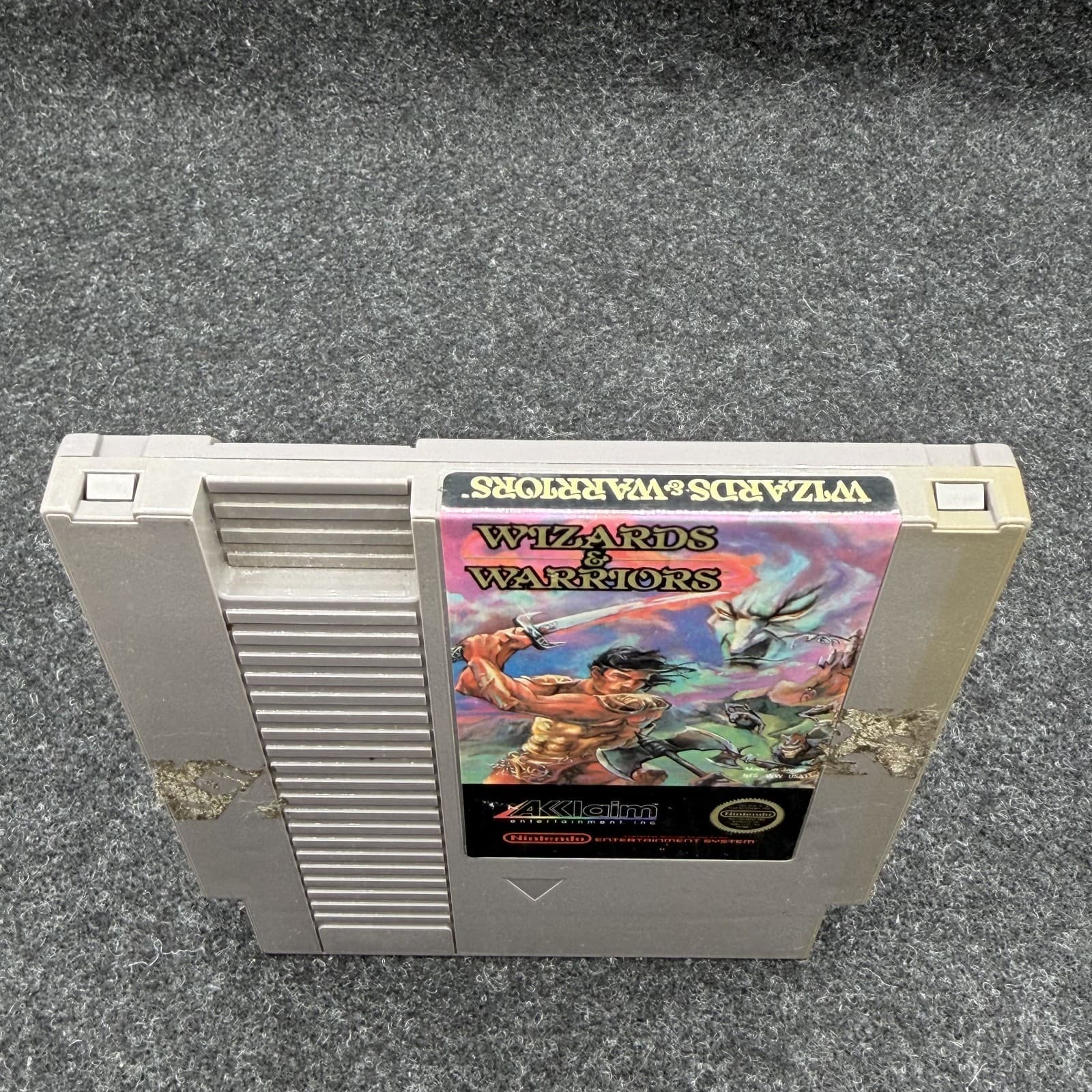 Wizards & Warriors Nintendo NES 5 Screw Cartridge Only - Thumbnail 3