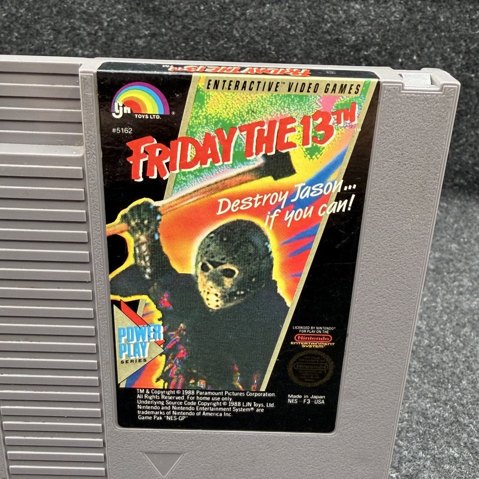 Friday the 13th (Nintendo NES, 1989) Cartridge Only - Thumbnail 2