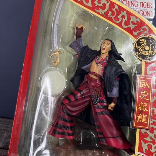 CROUCHING TIGER HIDDEN DRAGON Lo DELUXE 7" Action Figure (Art Asylum, 2001) - Thumbnail 4