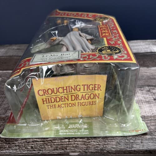 VINTAGE CROUCHING TIGER HIDDEN DRAGON LI MU BAI 7" ACTION FIGURE W/ SWORD STICK - Thumbnail 7
