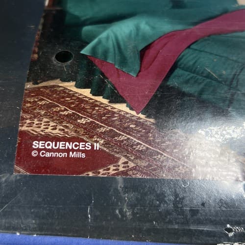 Royal Family Cannon Sequences II Full size Flat Sheet Luxury Percale Denim Blue - Thumbnail 7