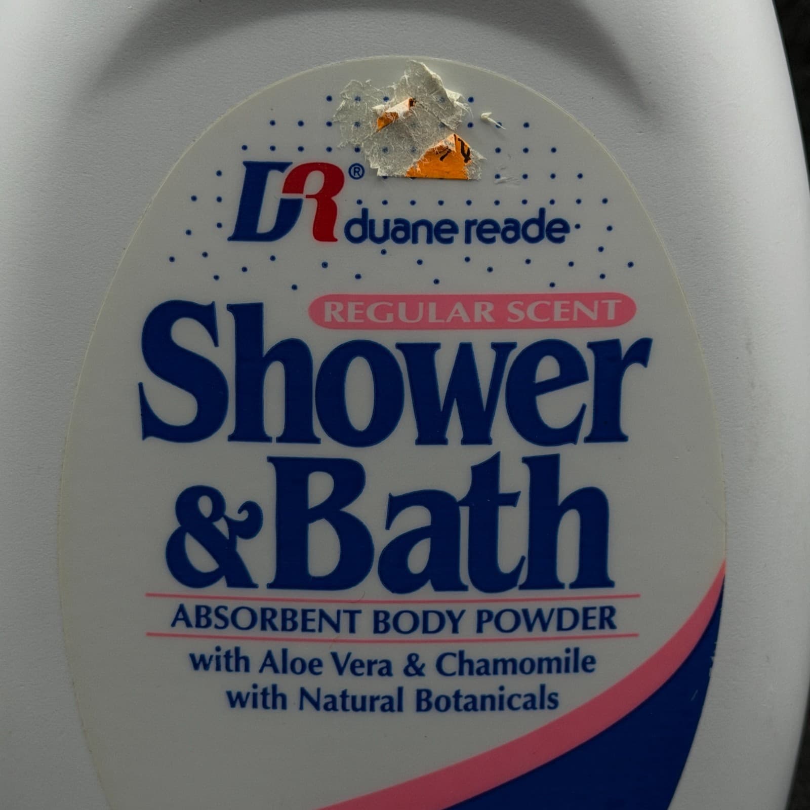 VTG Duane Reade Regular Scent Shower & Bath Absorbent Body Powder 13oz TALC - Thumbnail 2