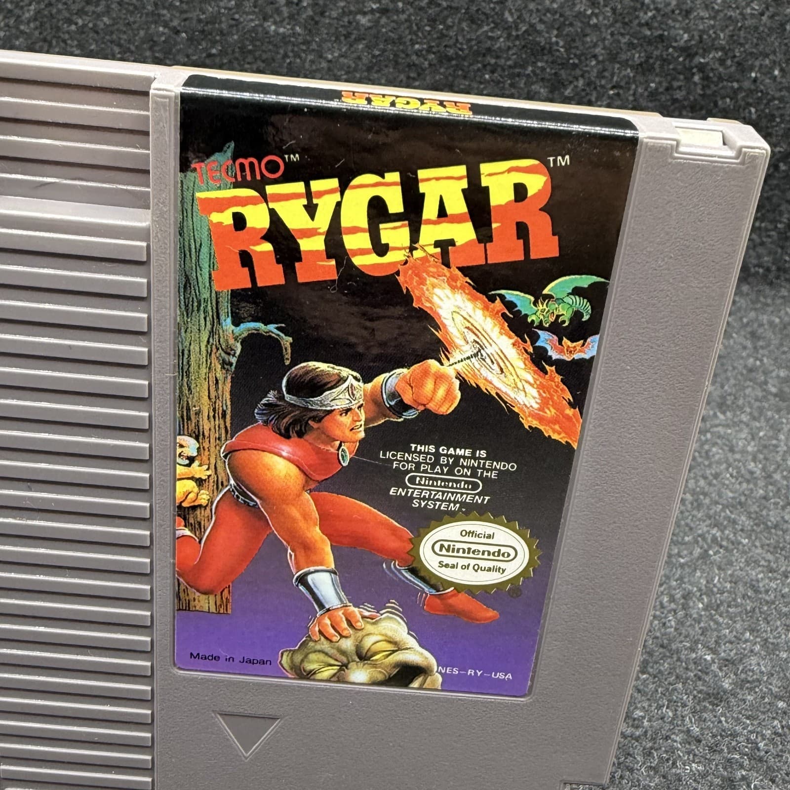 Rygar (Nintendo NES, 1987, Tecmo) – Authentic Cartridge Only – Tested & Working - Thumbnail 2