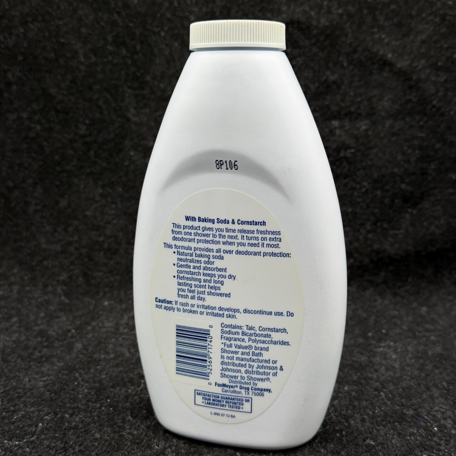 VTG Full Value Regular Scent Shower & Bath Deodorant Body Powder 13oz TALC - Thumbnail 4