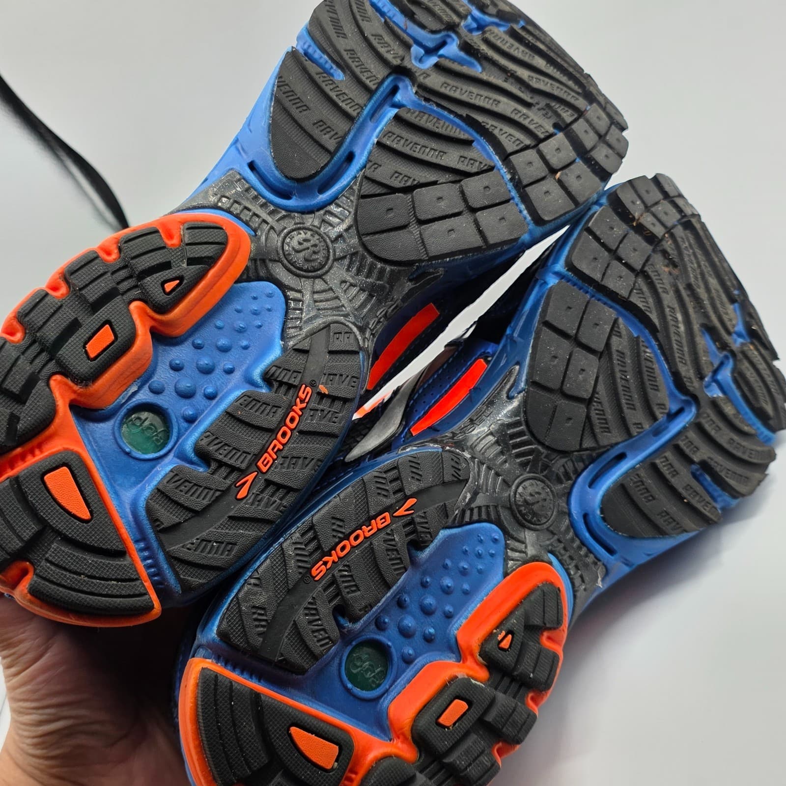Men's Brooks Ravenna 4 Shoes Sneakers Size 12 D Running 1101311D204 Blue Orange - Thumbnail 10