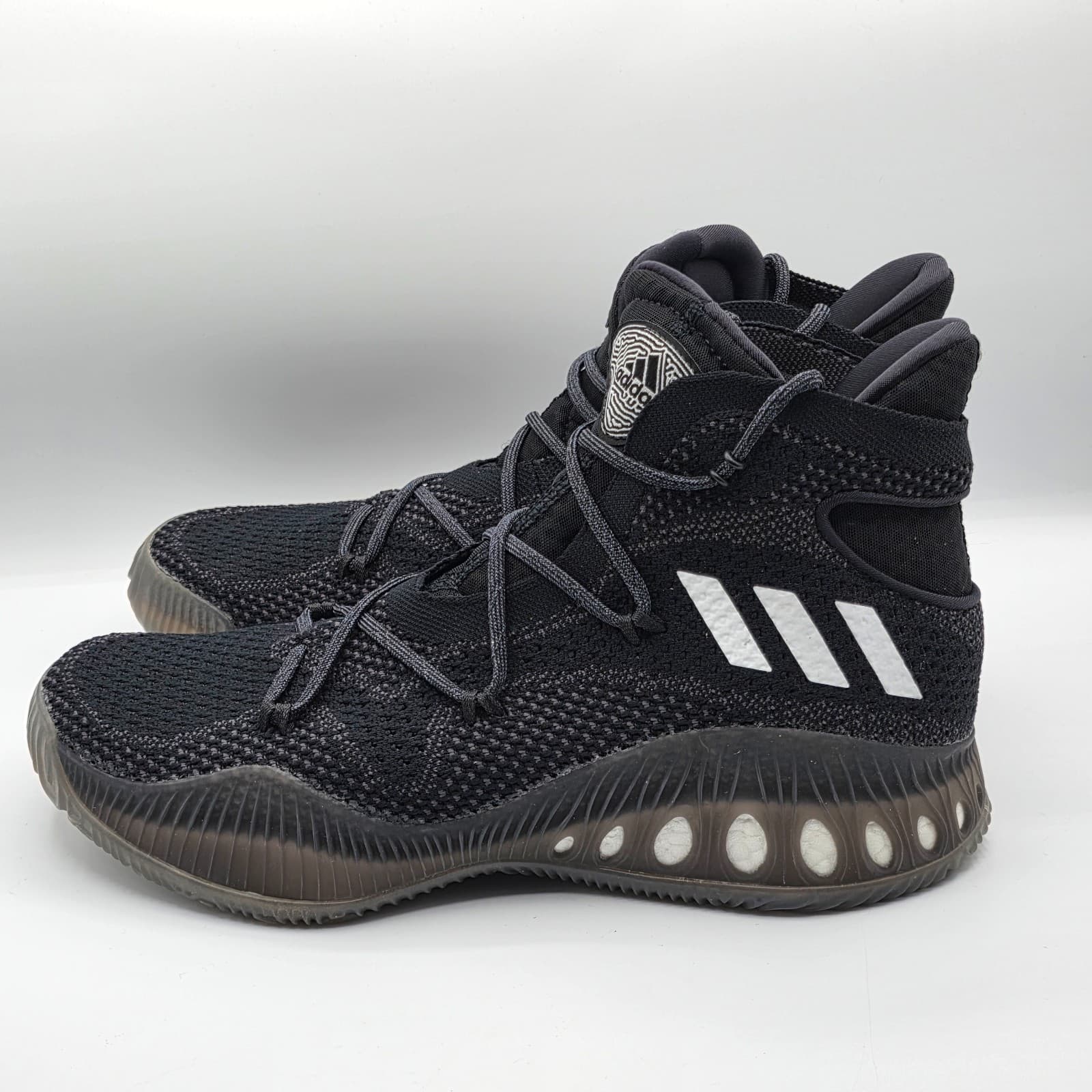 Adidas Crazy Explosive Primeknit B42404 Men's Size 12 Black & White - Thumbnail 2