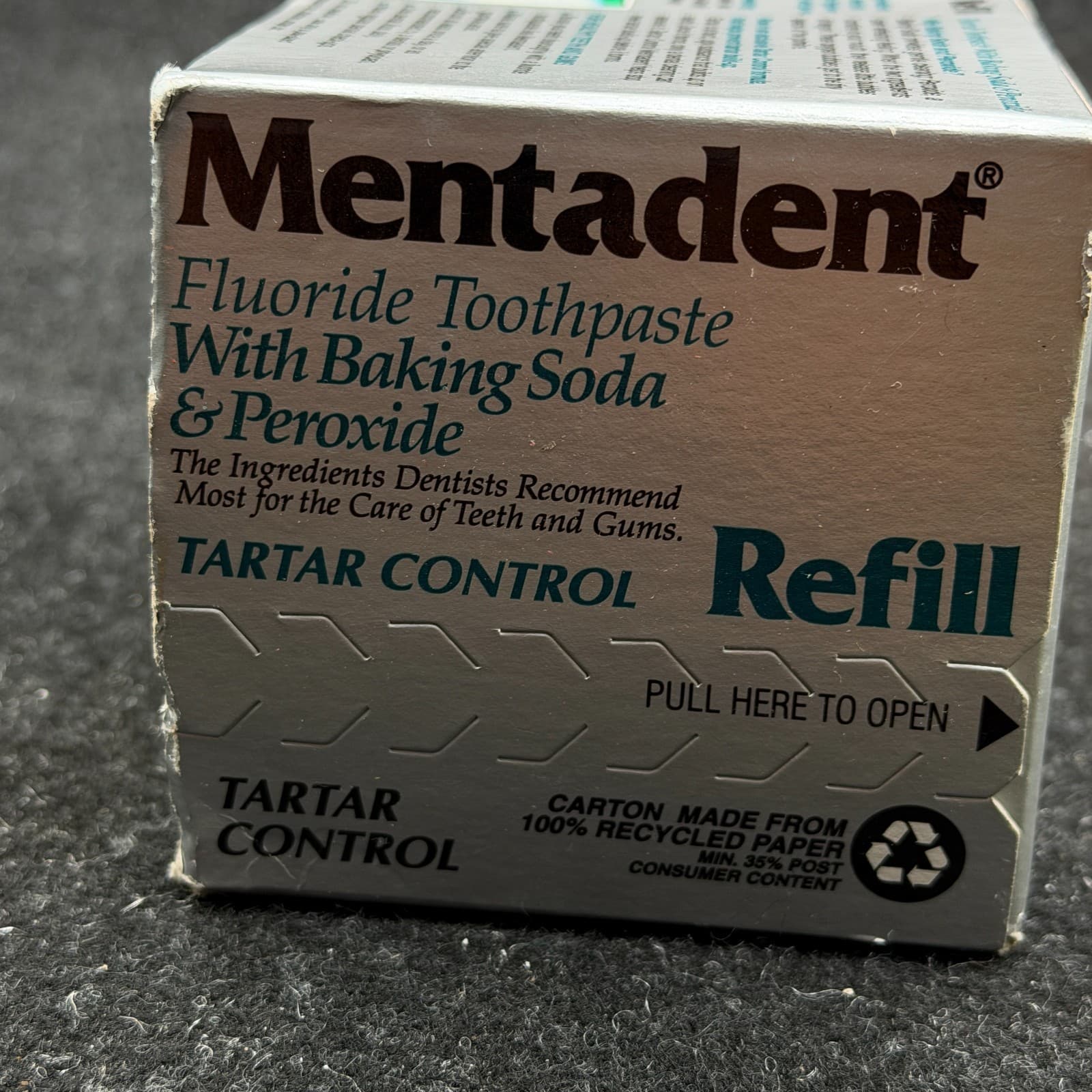Mentadent Fluoride Toothpaste Refill w/Baking Soda Peroxide Tartar Control 5.2oz - Thumbnail 10