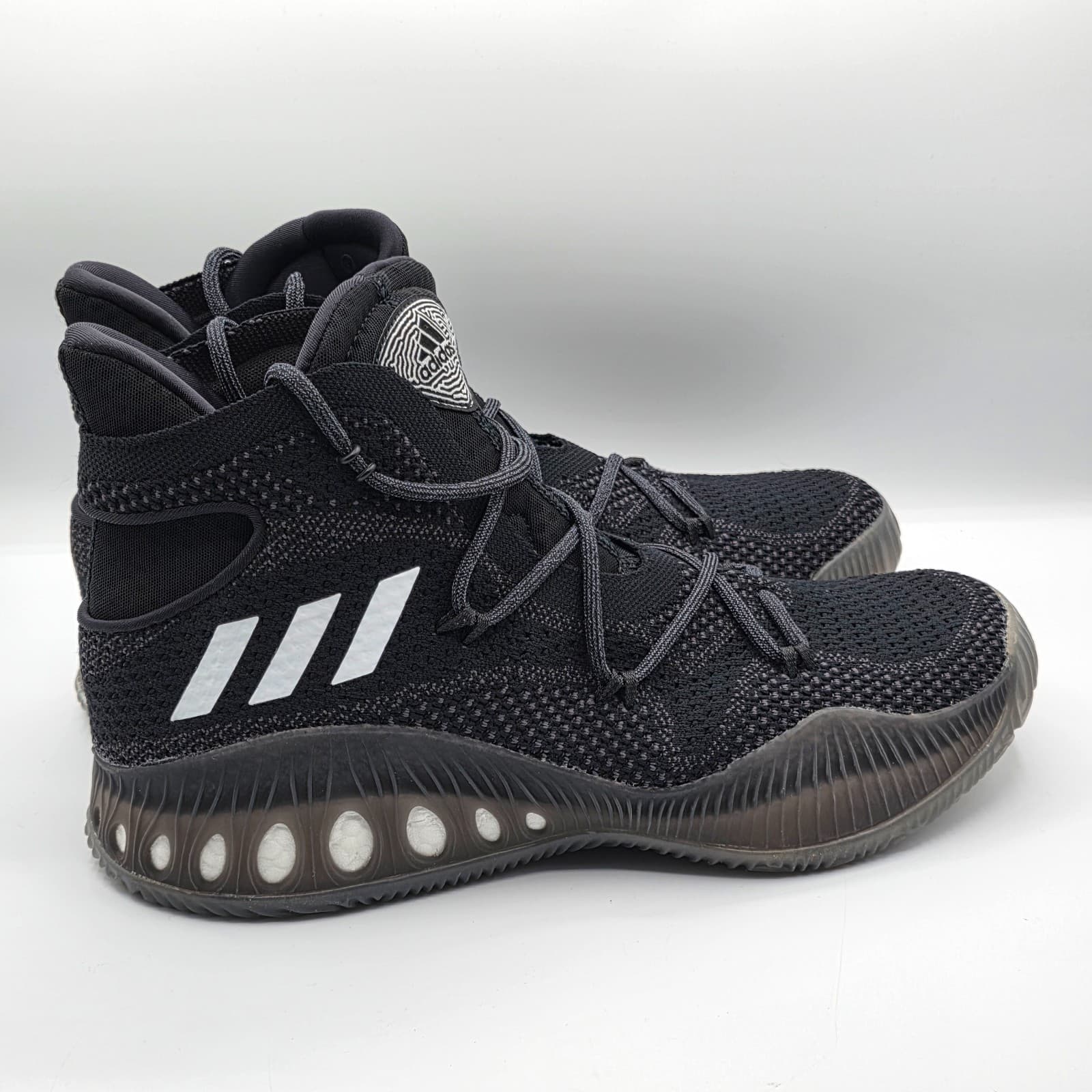 Adidas Crazy Explosive Primeknit B42404 Men's Size 12 Black & White - Thumbnail 8