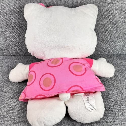 2006 Sanrio 20” Hello Kitty Pink Polka Dot Dress Stuffed Plush Large - Thumbnail 3