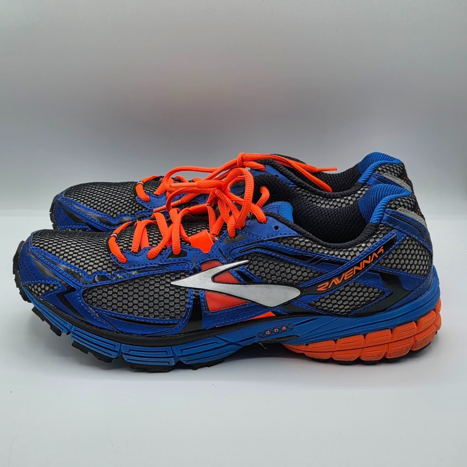 Men's Brooks Ravenna 4 Shoes Sneakers Size 12 D Running 1101311D204 Blue Orange - Thumbnail 3