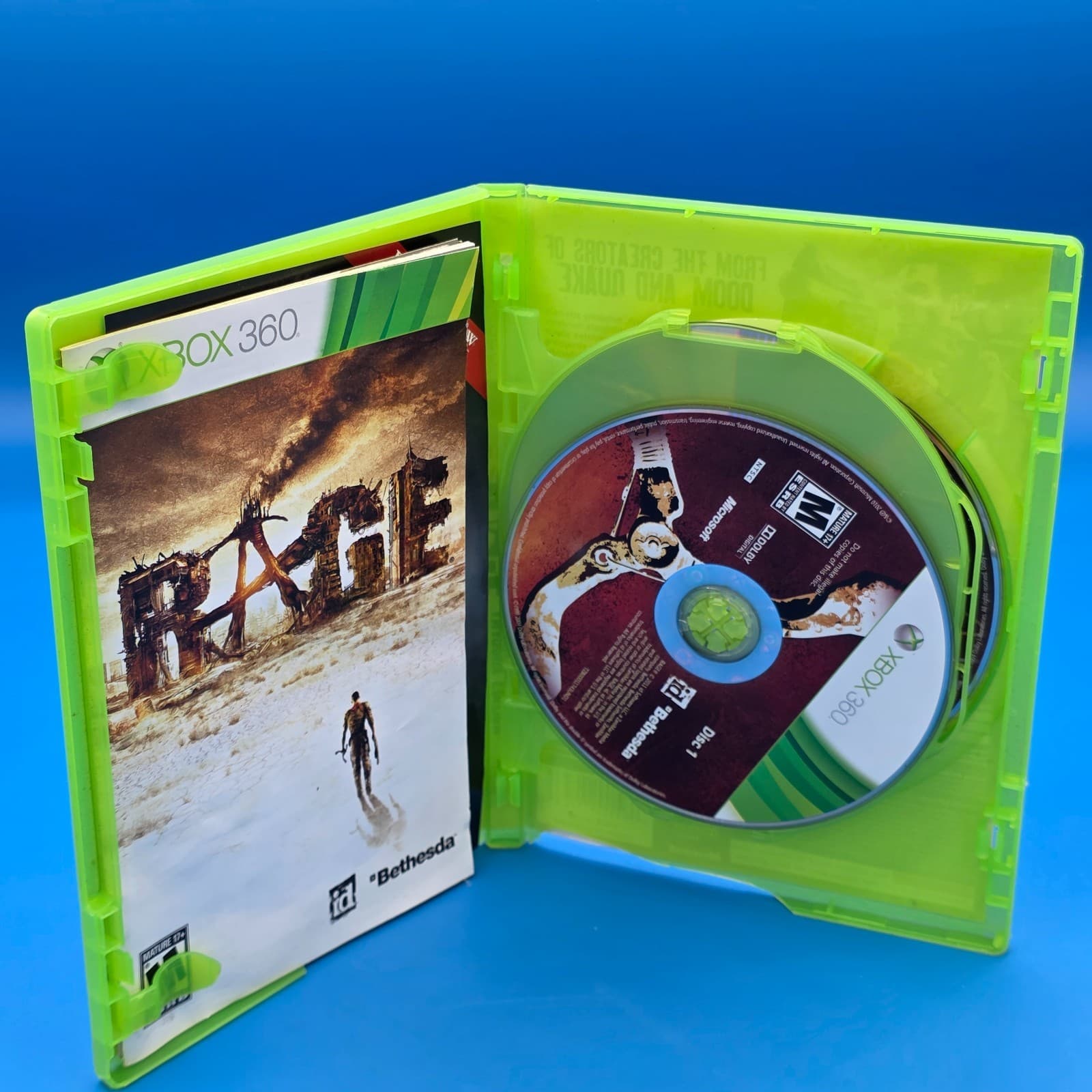 Rage (Microsoft Xbox 360, 2011) Complete with Manual CIB - Thumbnail 5
