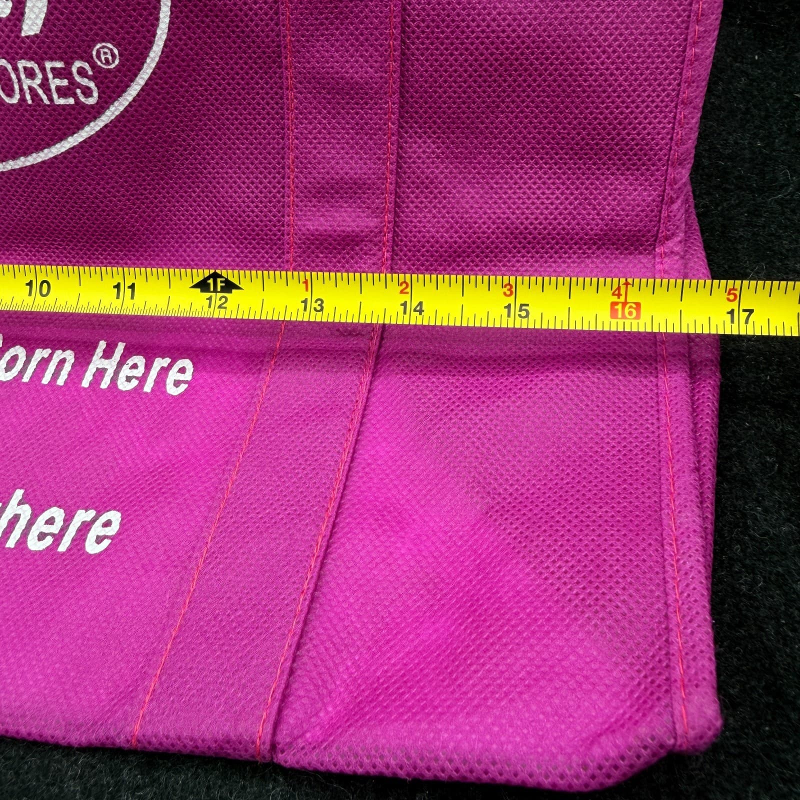 VTG 99 Cent Cents Only Store Shopping Reusable Bag tote pink large - Thumbnail 4