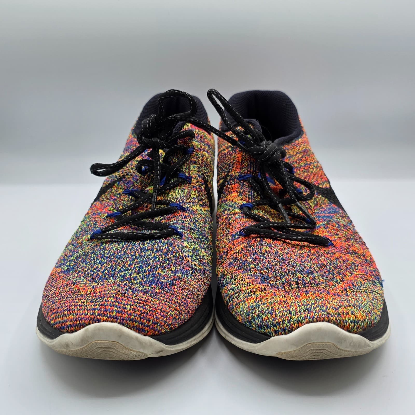 Nike Flyknit Lunar 3 Men’s Size 12 Multicolor Running Shoes Athletic Sneakers - Thumbnail 11