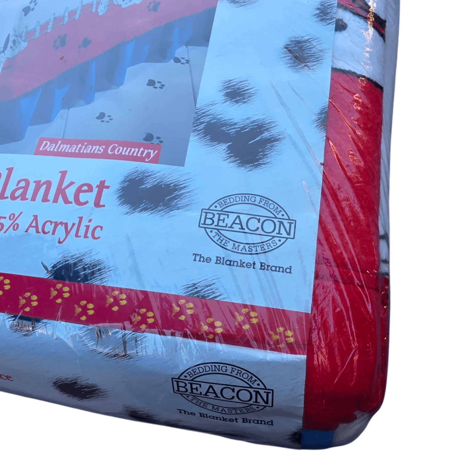 New Vintage Beacon 90's Disney 101 Dalmatians Fashion Blanket 72" x 90" USA - Thumbnail 4