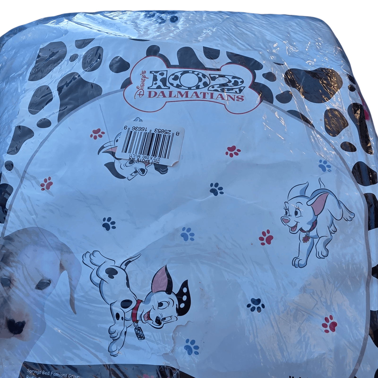 Vintage Disney 102 DALMATIANS Hot Spots Blanket 72" X 90" Springs Bed Fashion - Thumbnail 4