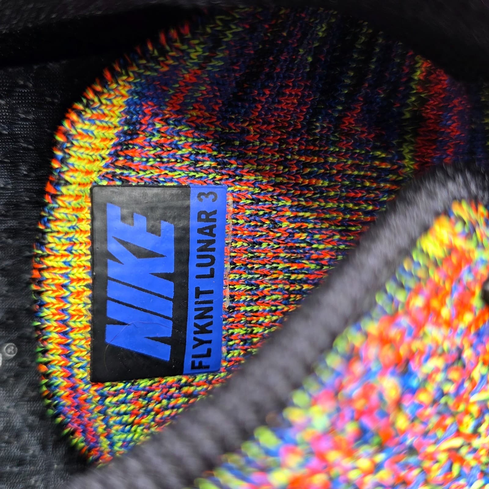 Nike Flyknit Lunar 3 Men’s Size 12 Multicolor Running Shoes Athletic Sneakers - Thumbnail 6