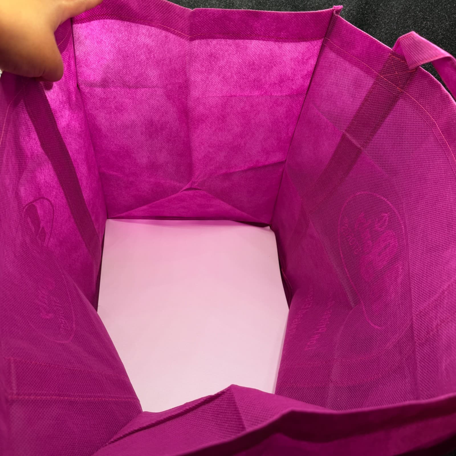 VTG 99 Cent Cents Only Store Shopping Reusable Bag tote pink large - Thumbnail 7