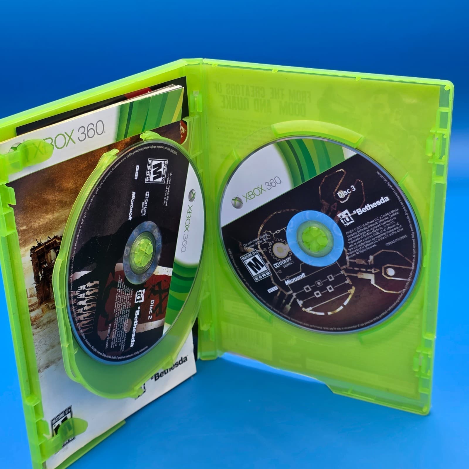 Rage (Microsoft Xbox 360, 2011) Complete with Manual CIB - Thumbnail 6