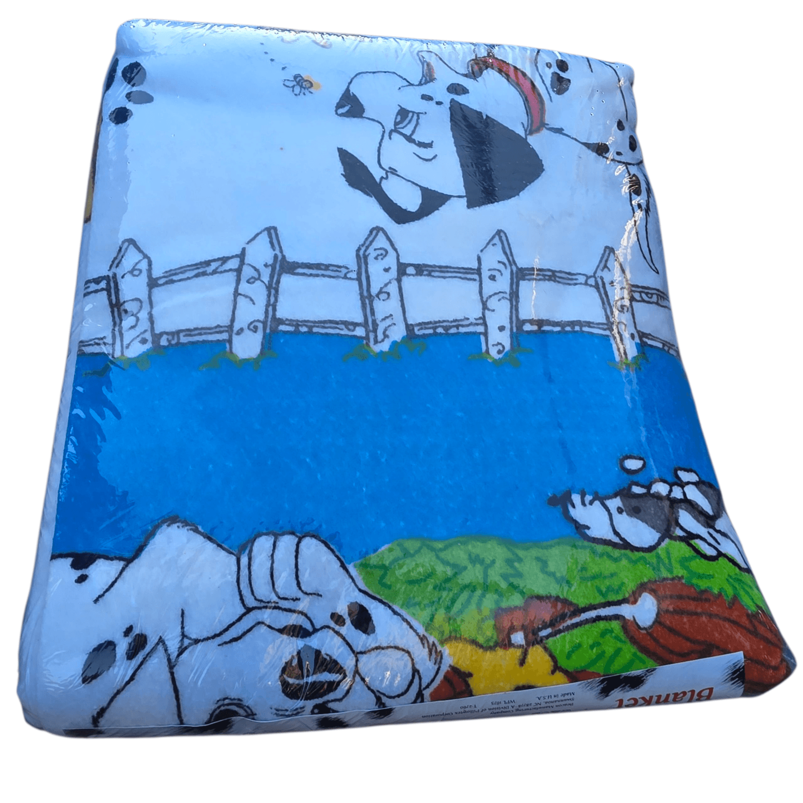 New Vintage Beacon 90's Disney 101 Dalmatians Fashion Blanket 72" x 90" USA - Thumbnail 9