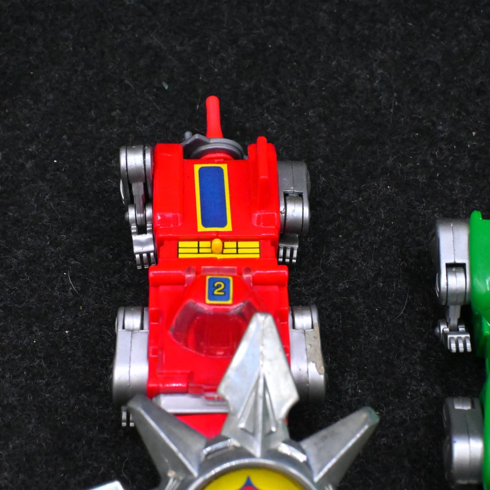 Voltron 1998 Third Dimension Mighty Lion Force with Blue Red & Green Figures - Thumbnail 7