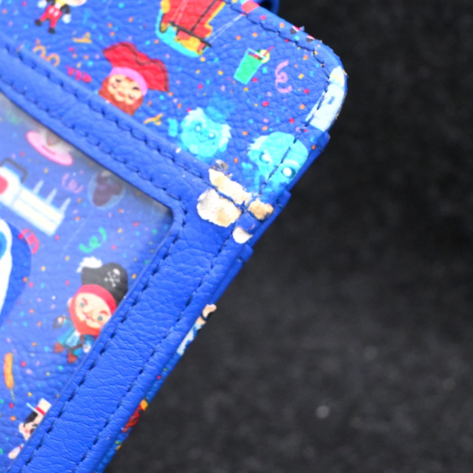 Disney Parks Blue Wallet ID Card Case Holder RFID Blocker Cinderella Castle New - Thumbnail 8